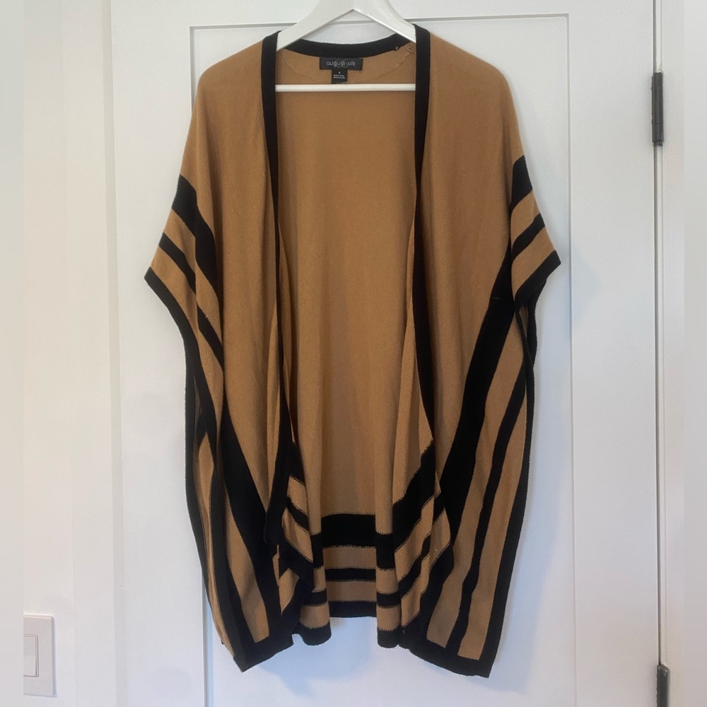 Black and brown cardigan